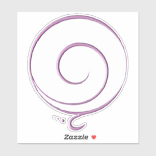 Sticker Remerciement rose