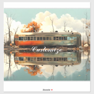 Sticker Remorque Caravan vintage RV Thunder_Cove