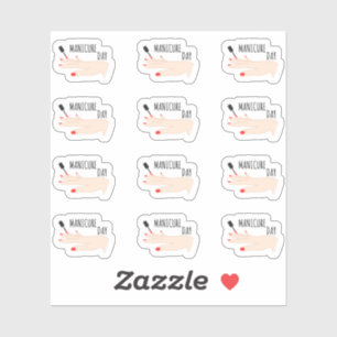Sticker Rendez-vous de manucure Planificateur de rappel de