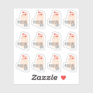 Sticker Rendez-vous de pédicure Planificateur de rappel de