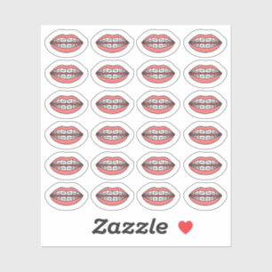 Sticker Rendez-vous d'orthodontiste pour appareil dentaire