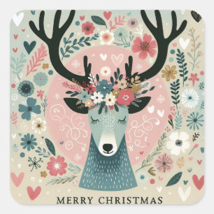 Sticker “Renne de Noël“