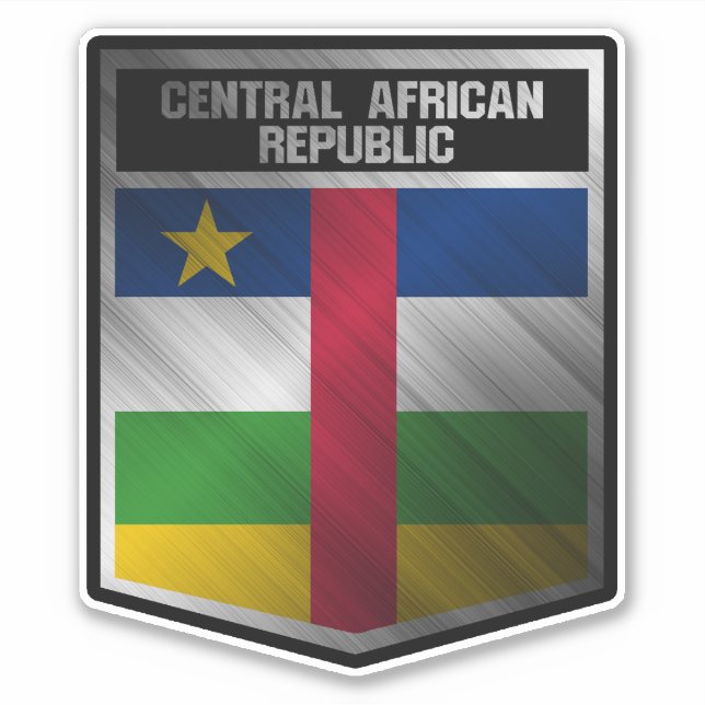 Sticker République centrafricaine (Devant)