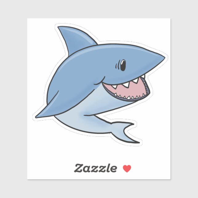 Sticker Requin (Feuille)