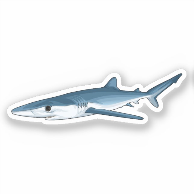 Sticker Requin bleu (Recto)