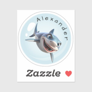 Sticker Requin dentu Personnaliser