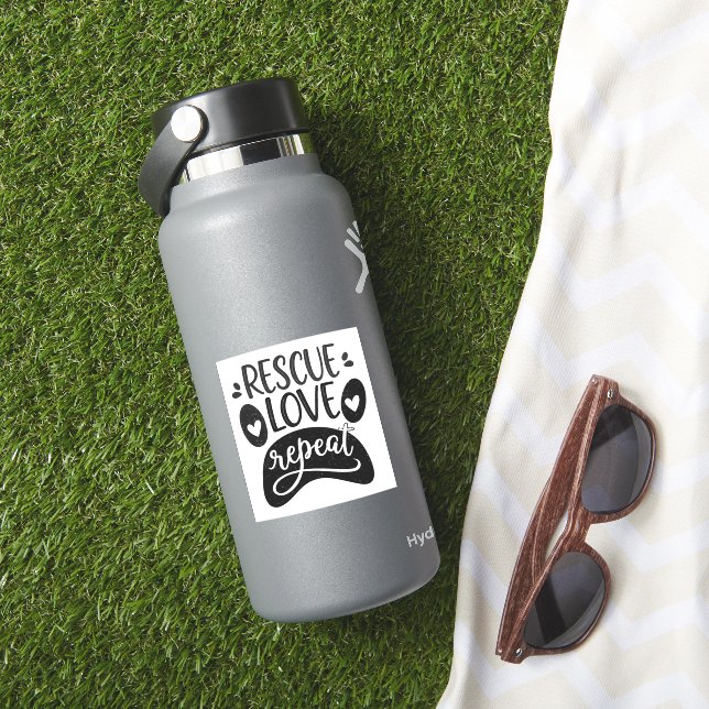 Sticker Rescue Love Repeat Dog Paw Tee (HydroFlask Insitu)