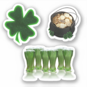 Sticker Réservation de scrapbooking Bière Verte St. Patric