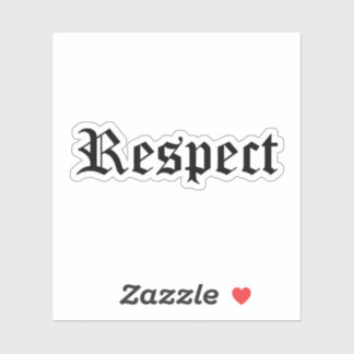 Sticker "Respect"