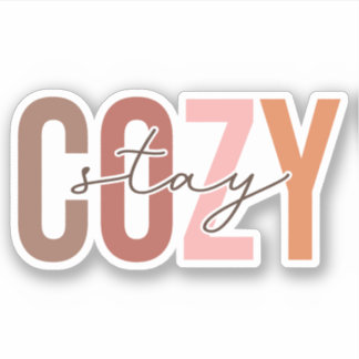 Sticker Restez Cosy FALL Custom-Cut Vinyl