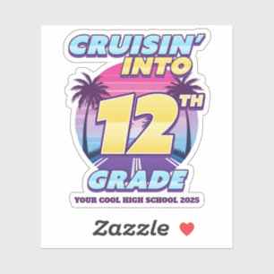 Sticker Retour à l'école, 12e année