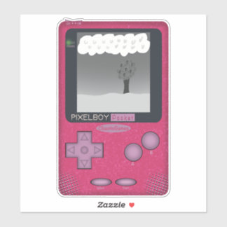 Sticker Retour vers 90s - Console de jeu PixelBoyPocket