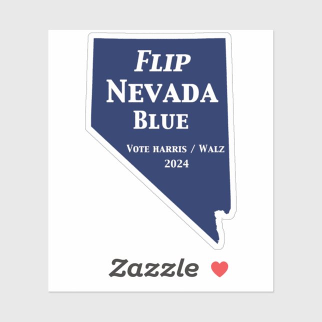 Sticker Retourner Nevada Blue en 2024 (Feuille)