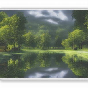 Sticker Retraite Idyllique Or E.J. Vinyle amovible