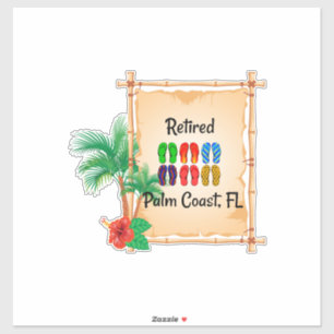 Sticker Retraité—Palm Coast, FL