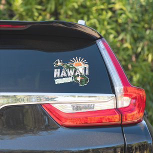 Sticker Retro Hawaii