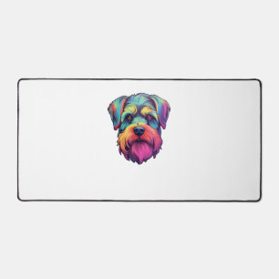 Sticker Retro Schnauzer Neon