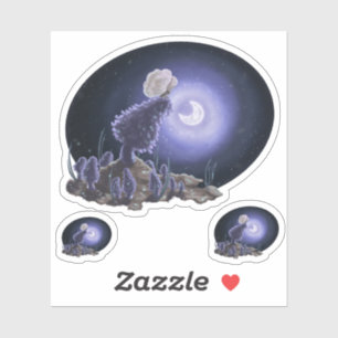 Sticker Réunion au clair de lune