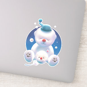 Sticker Rêve de Bichon Ice Shaver