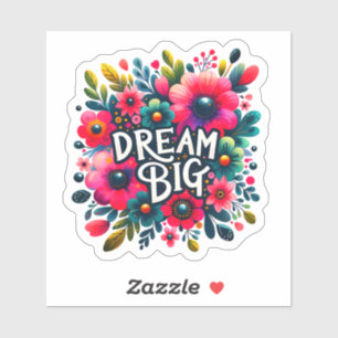 Sticker Rêves Fleuris De Fleurs Vibrantes