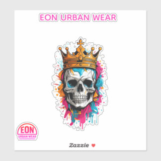 STICKER REY CALAVERA