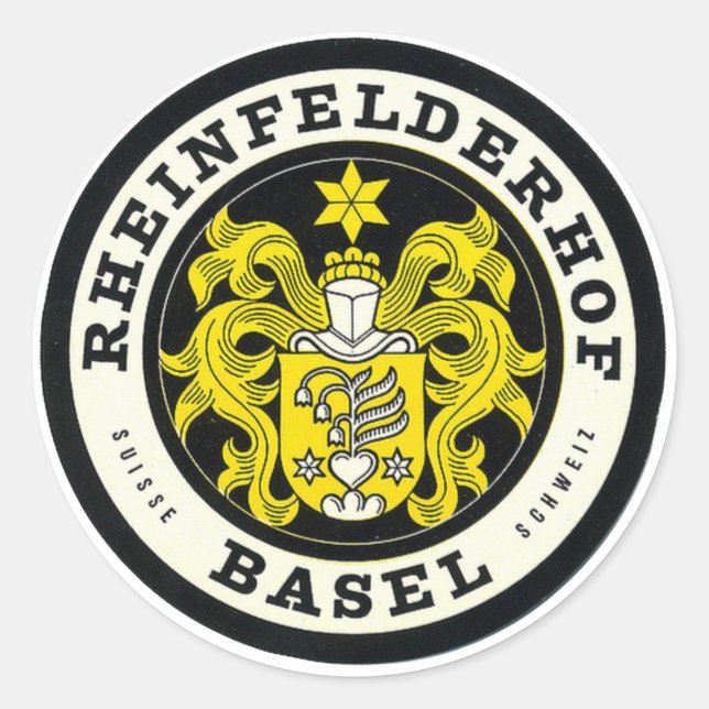 Sticker Rheinfelderhof Basel Suisse (Devant)