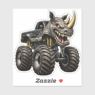 Sticker Rhino Monster Truck Beast 