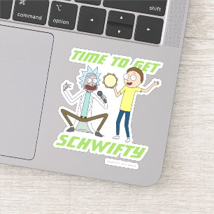 Sticker RICK ET MORTY™   Il Est Temps D'Obtenir Schwifty