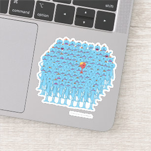 Sticker RICK ET MORTY™ Kirkland M. Meeseeks