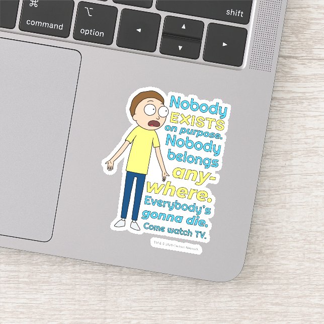 Sticker RICK ET MORTY™ | Personne N'Existe À Titre Excepti (Détail)