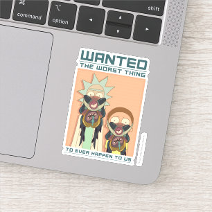 Sticker RICK ET MORTY™  Poster Recherché de Glorzo