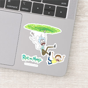 Sticker RICK ET MORTY™   Sortie du portail