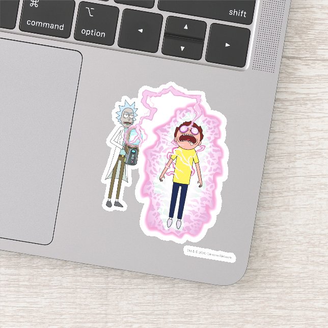Sticker RICK ET MORTY™ | You Live With The Consequences (Détail)