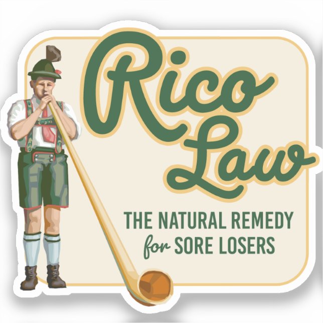 Sticker Rico Law - Remedy for Sore Losers (Recto)