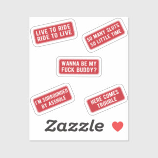 Sticker Ride (rouge)