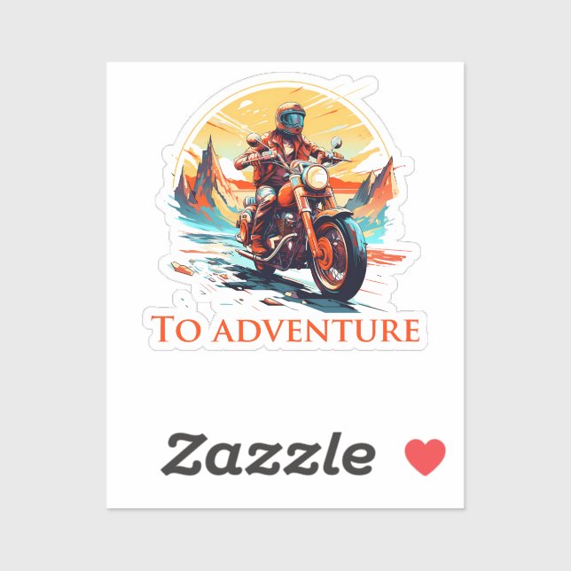 Sticker Ride to Adventure (Feuille)