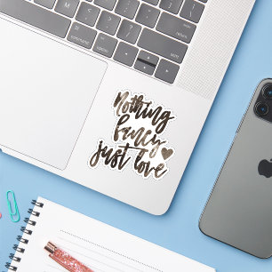 Sticker Rien de fantaisiste, juste de l'amour   Scrapbook 
