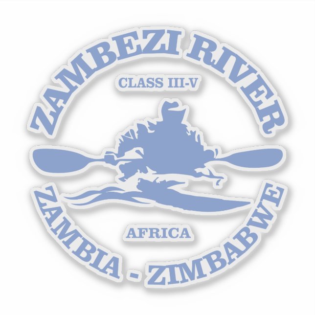 Sticker Rivière Zambezi (rd) (Devant)