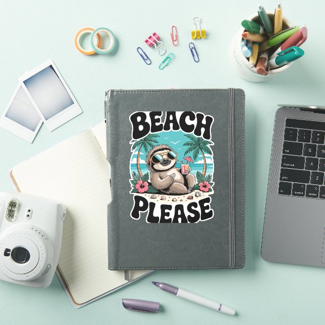 Sticker Roatan Honduras Sloth Summer (Couverture iPad)