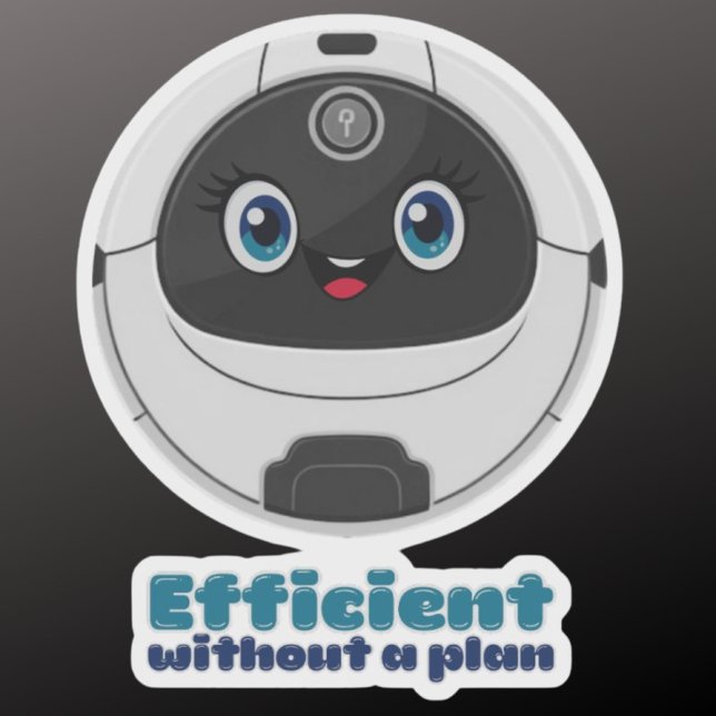 Sticker Robot aspirateur efficace sans plan (Créateur téléchargé)