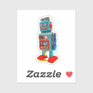 STICKER ROBOT RETRO