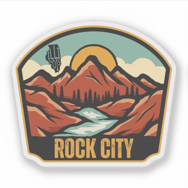 Sticker Rock City, Illinois  (Devant)