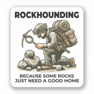 Sticker Rock Collecte de minéraux Collector Géologie