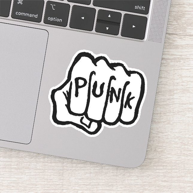 Sticker Rock Punk moderne (Détail)