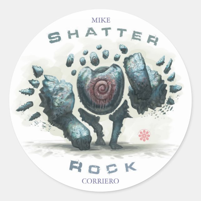 Sticker Rock Shatter (Devant)