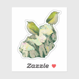 Sticker Rock Wen birds Nouvelle-Zélande