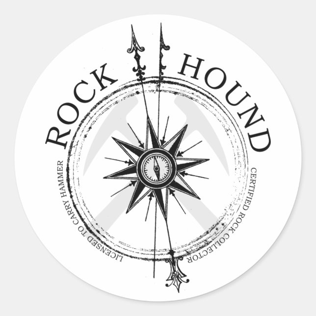 Sticker Rockhound certifié (Devant)