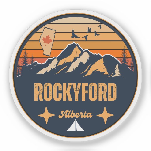 Sticker Rockyford, Alberta (Devant)