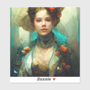 Sticker Rococo Future Imaginaire Sci-Fi