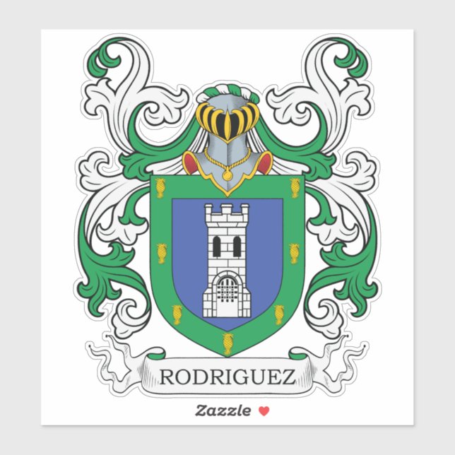 Sticker Rodriguez Family Crest (Feuille)